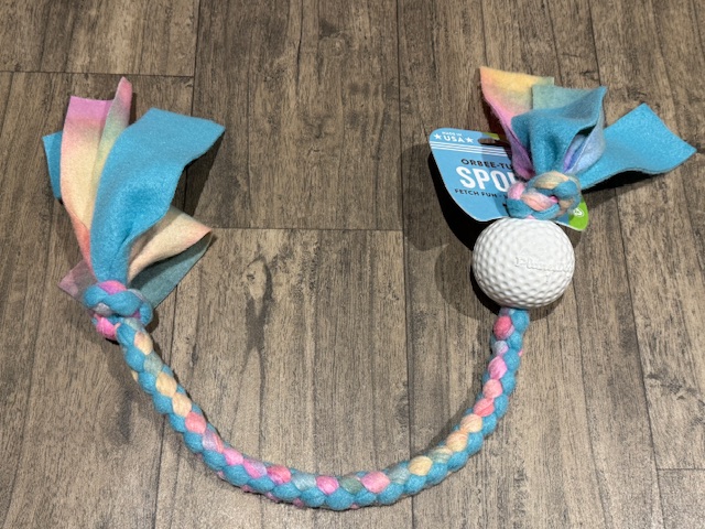 Fleece Chasey Ball Tug Golf Ball (Pastel)
