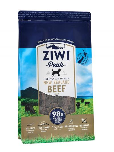 Ziwi Peak Air-Dried Beef for Dogs 454g (great training treat)